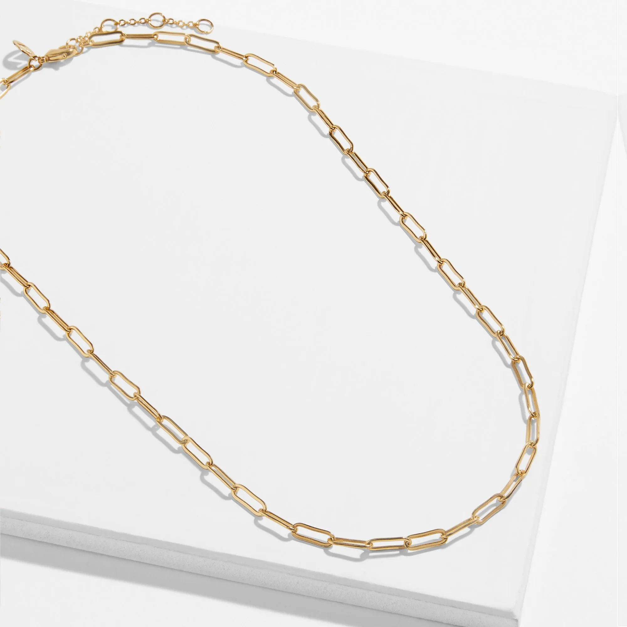 Accessorize London Women's Z Plain Paper Clip Chain Necklace