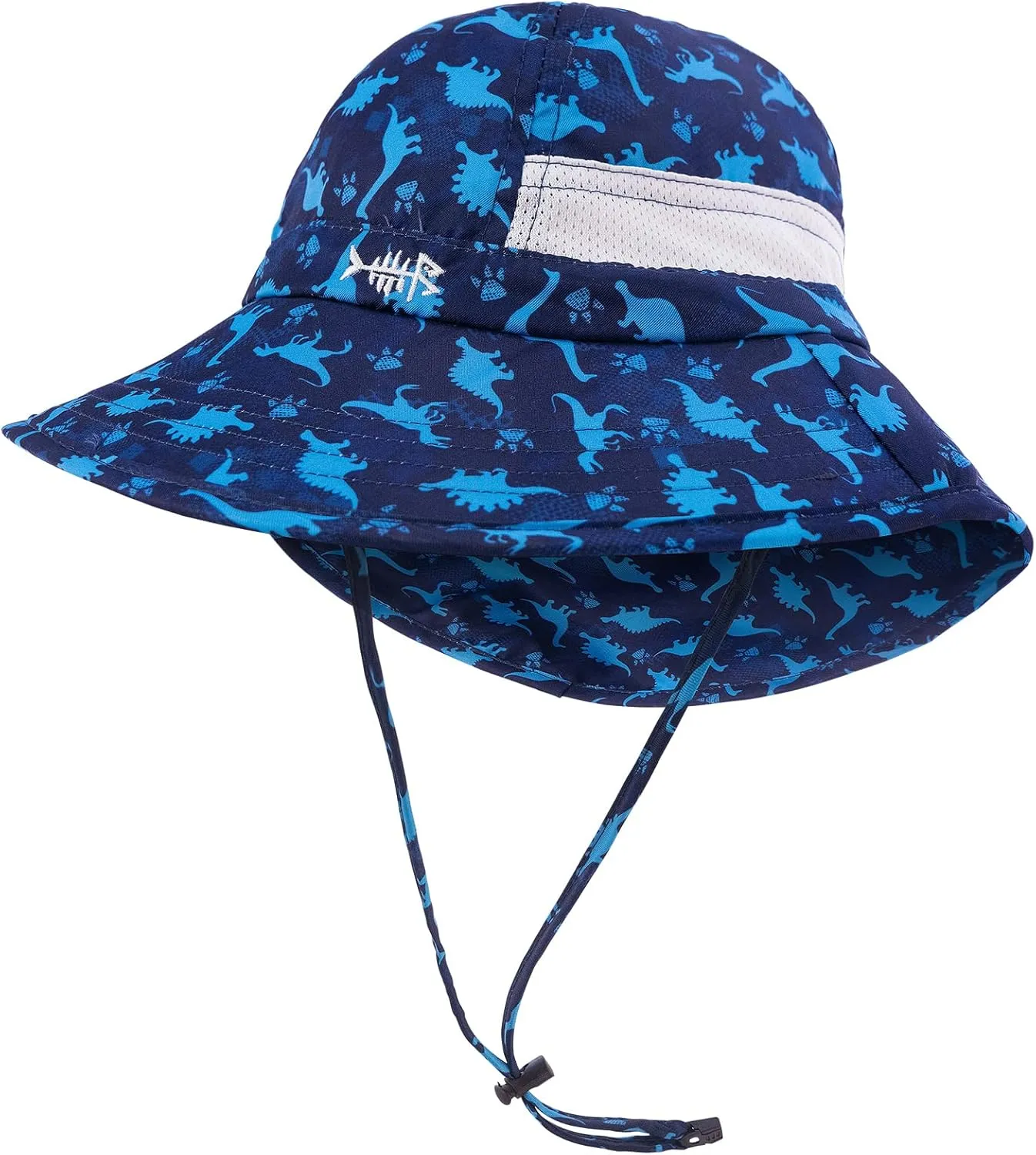 BASSDASH UPF 50  Kids Sun Hat with Wide Brim Neck Flap Mesh Vent for Boys Girls