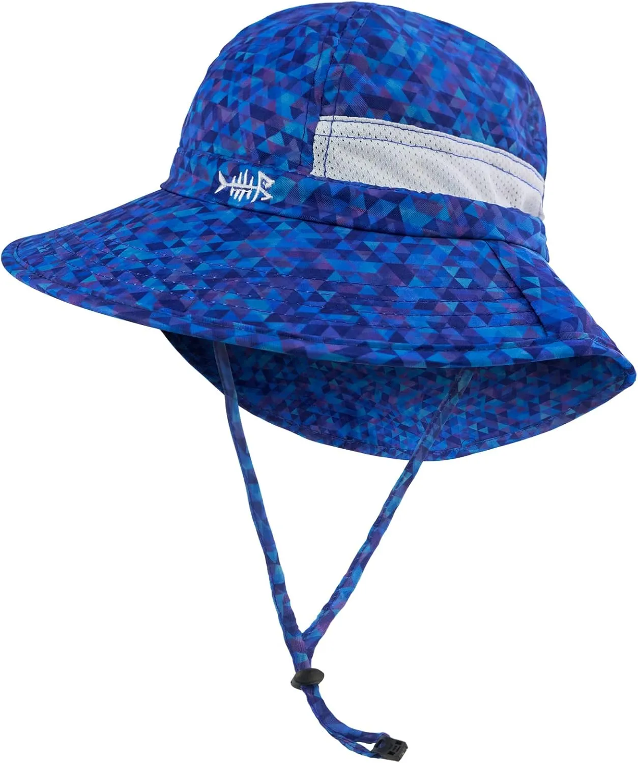 BASSDASH UPF 50  Kids Sun Hat with Wide Brim Neck Flap Mesh Vent for Boys Girls