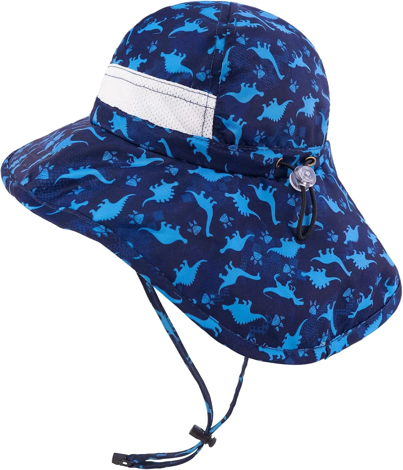 BASSDASH UPF 50  Kids Sun Hat with Wide Brim Neck Flap Mesh Vent for Boys Girls