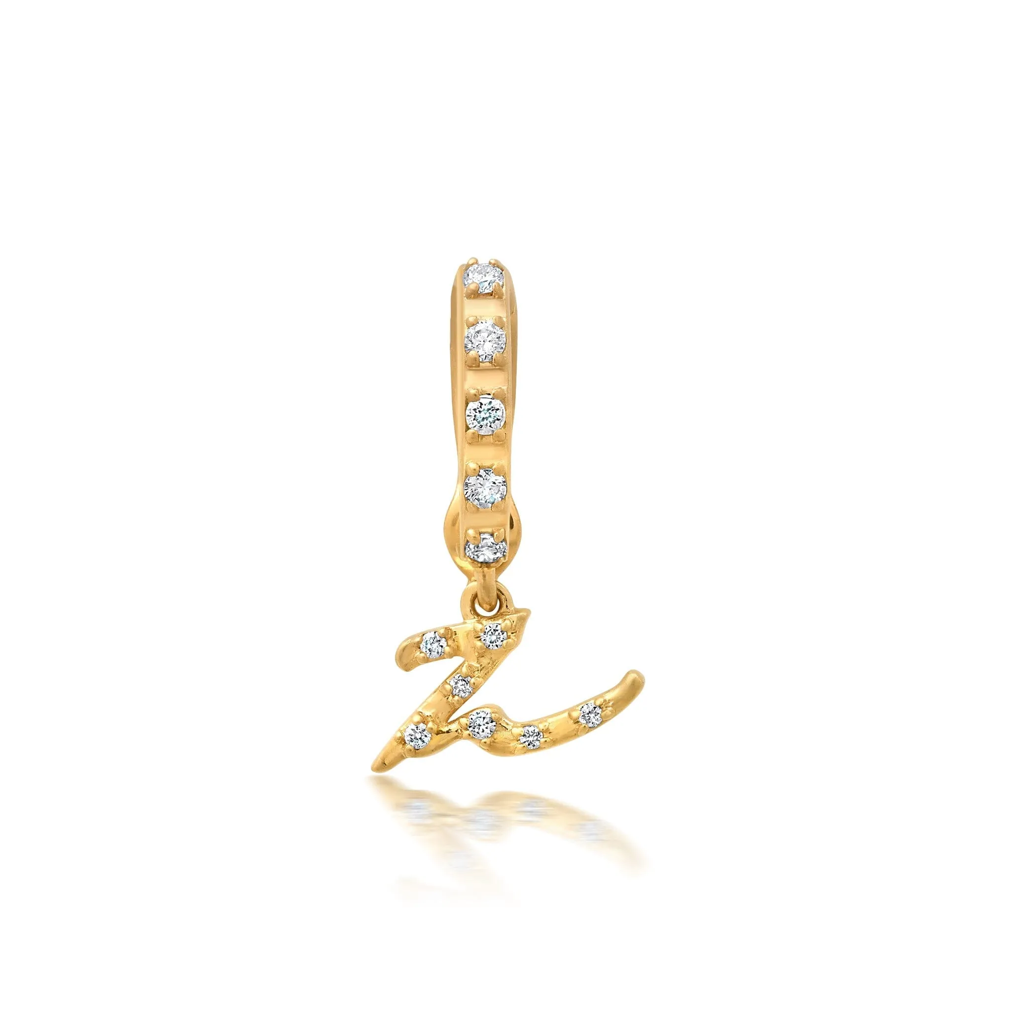 BaYou Diamond Pavé Initial Charms