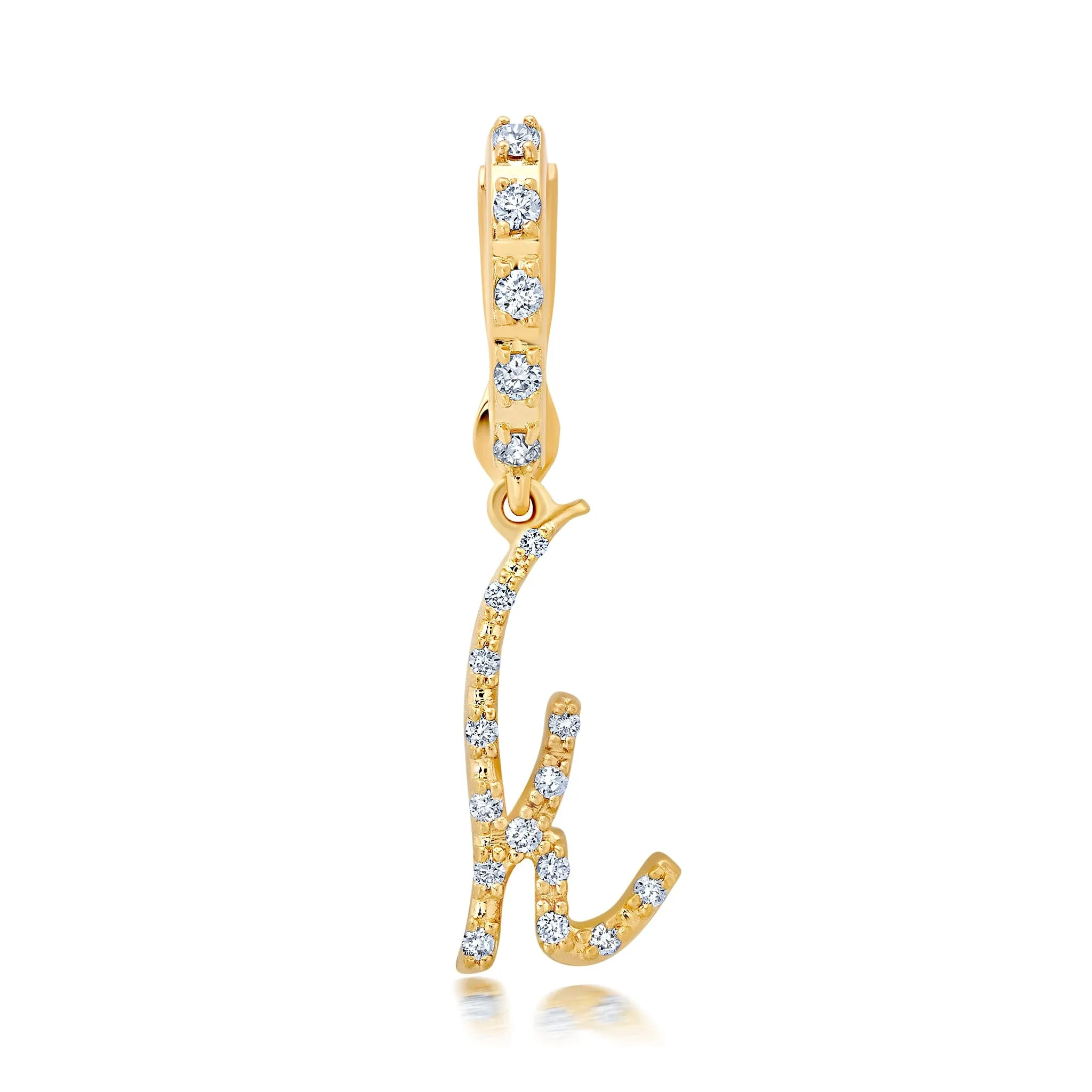 BaYou Diamond Pavé Initial Charms
