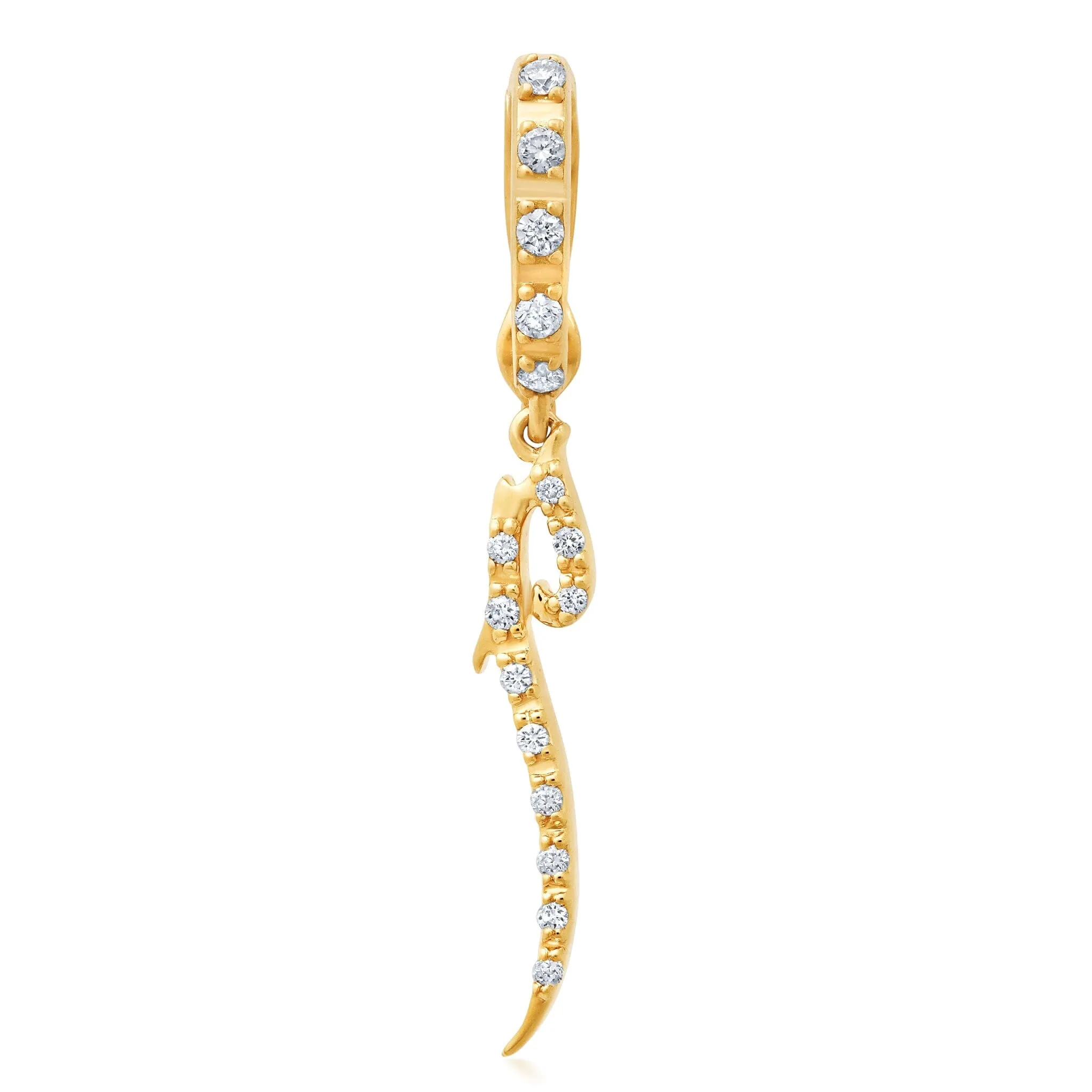 BaYou Diamond Pavé Initial Charms