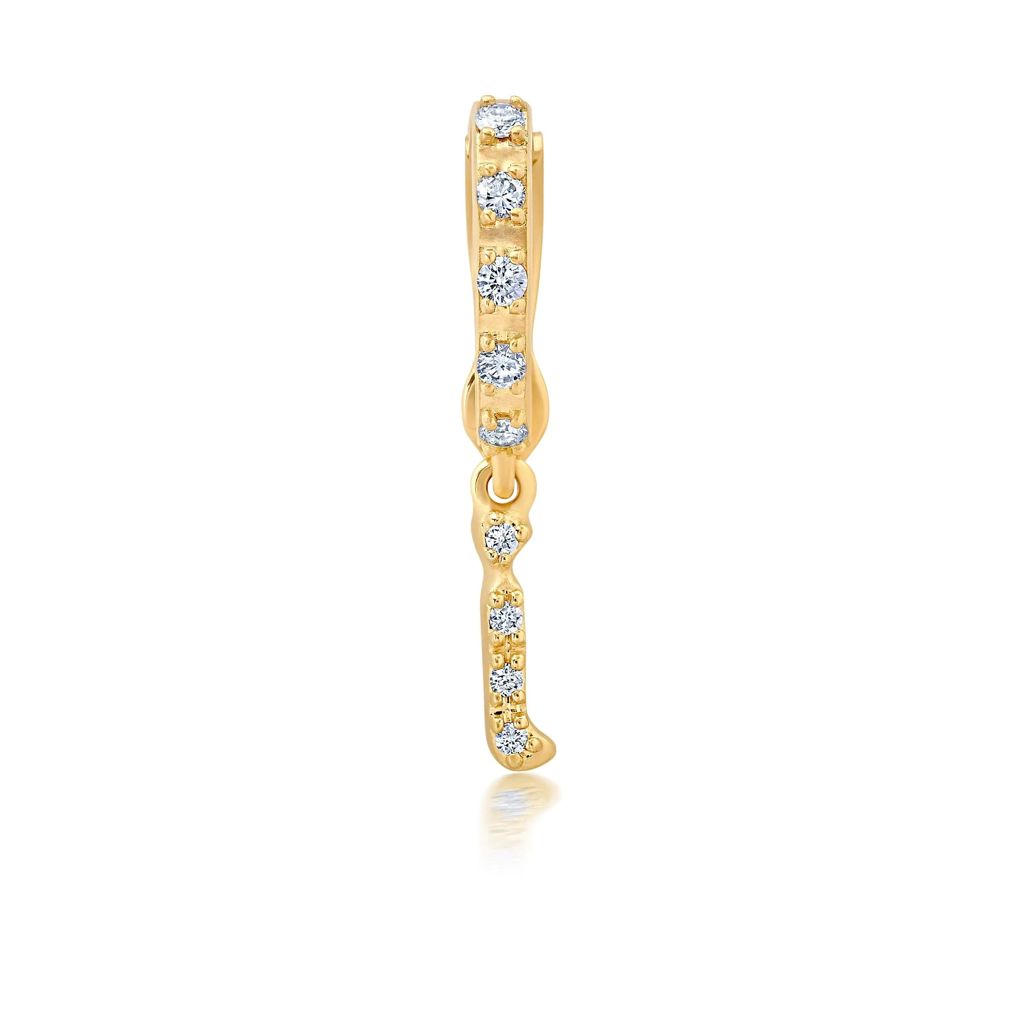 BaYou Diamond Pavé Initial Charms