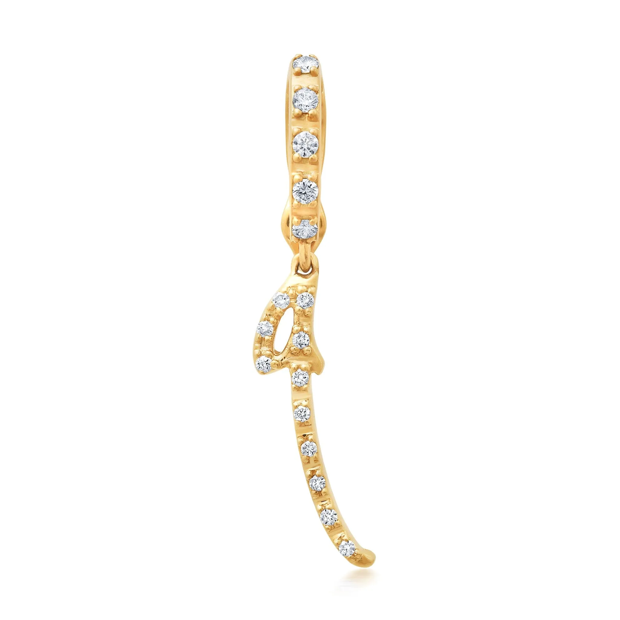 BaYou Diamond Pavé Initial Charms