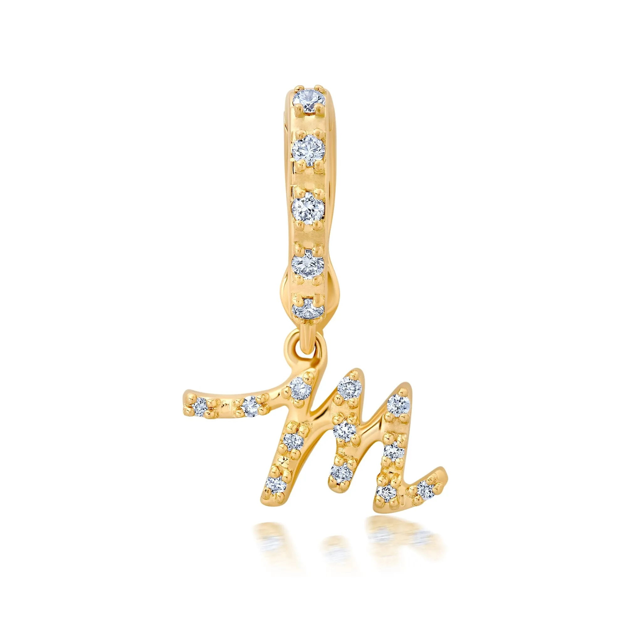 BaYou Diamond Pavé Initial Charms