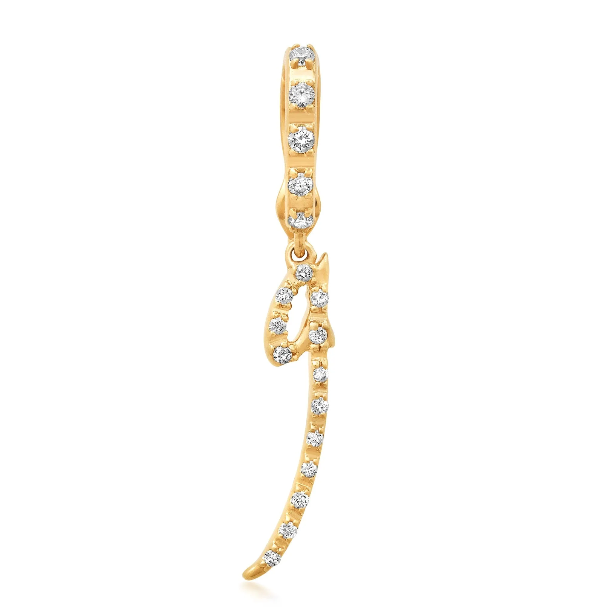 BaYou Diamond Pavé Initial Charms