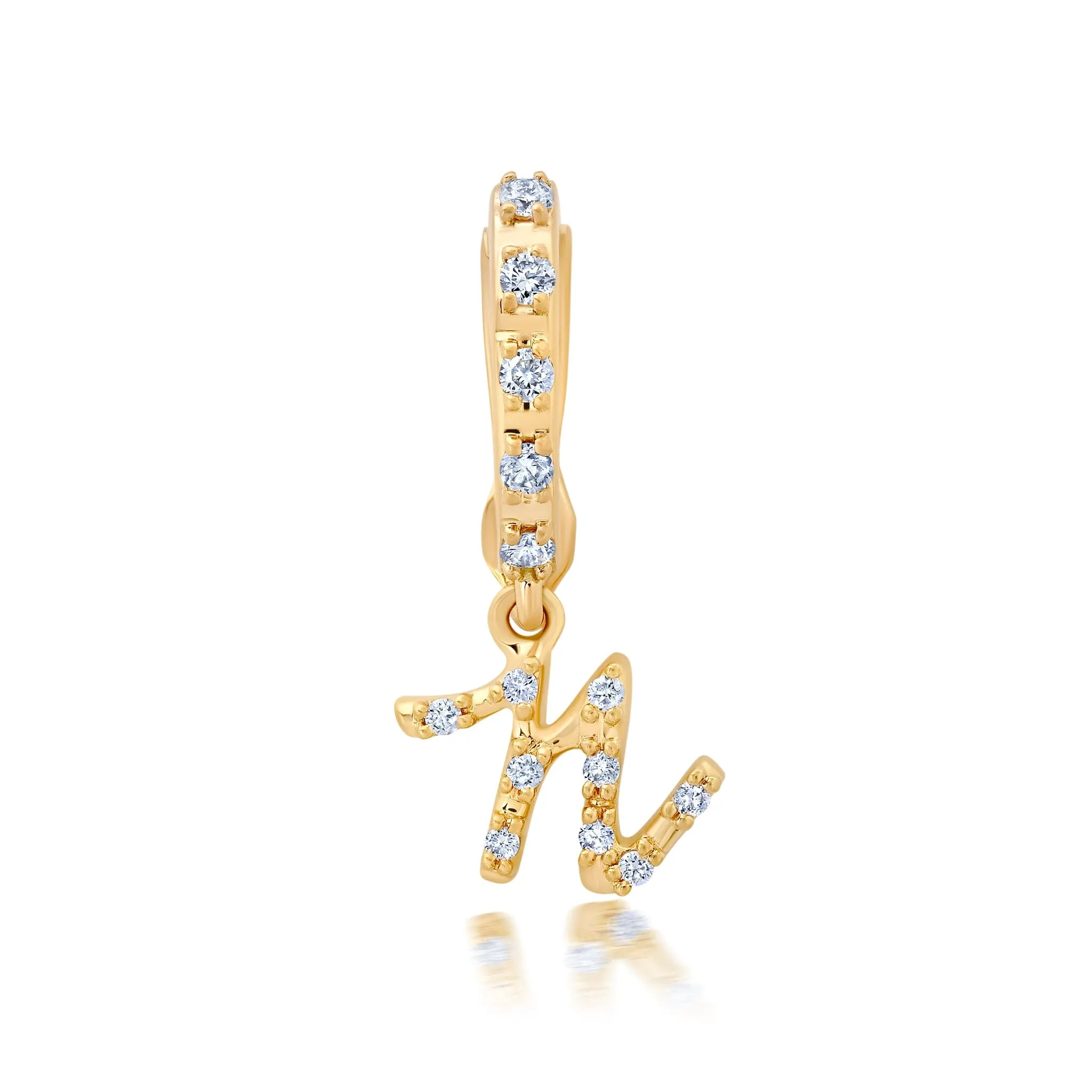 BaYou Diamond Pavé Initial Charms