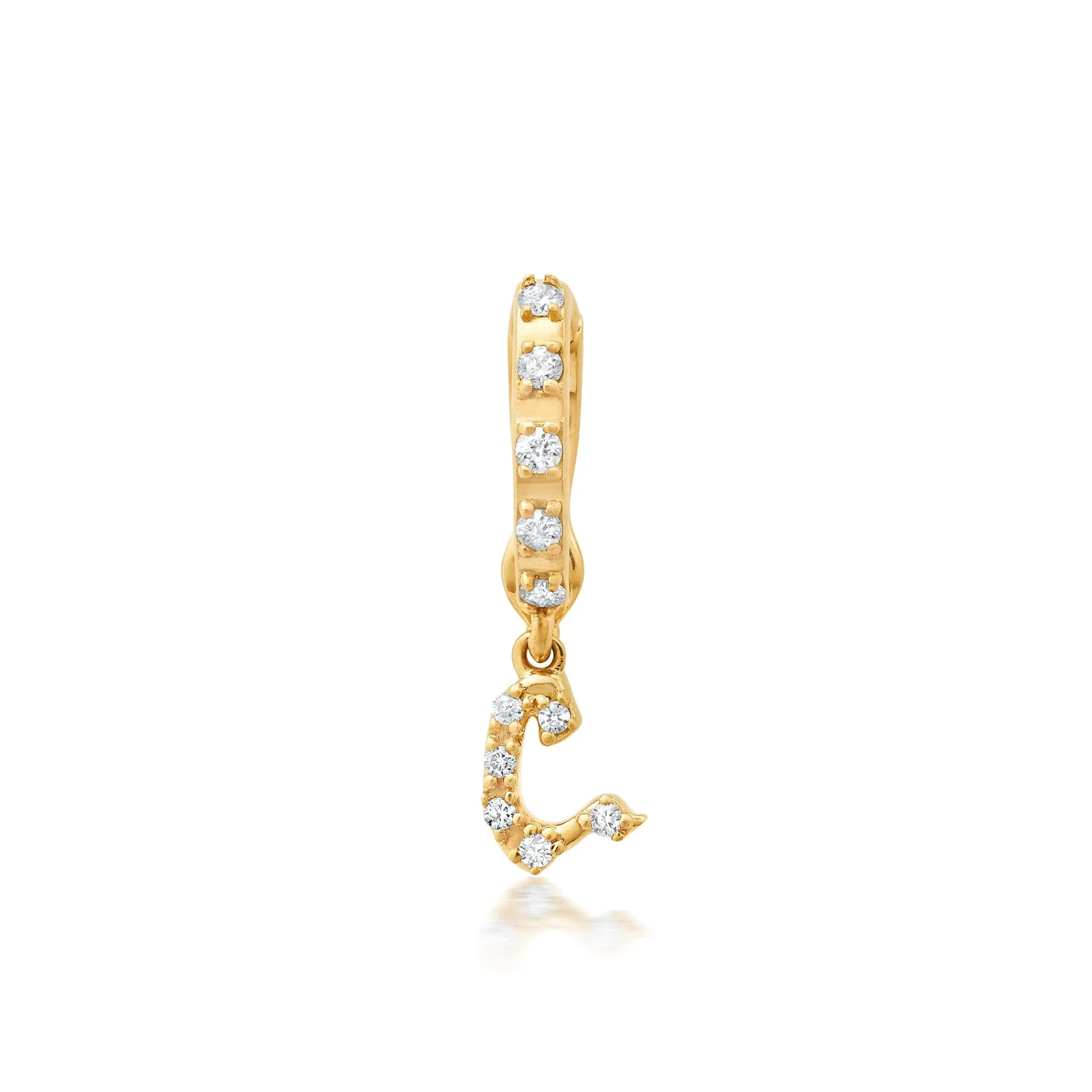 BaYou Diamond Pavé Initial Charms