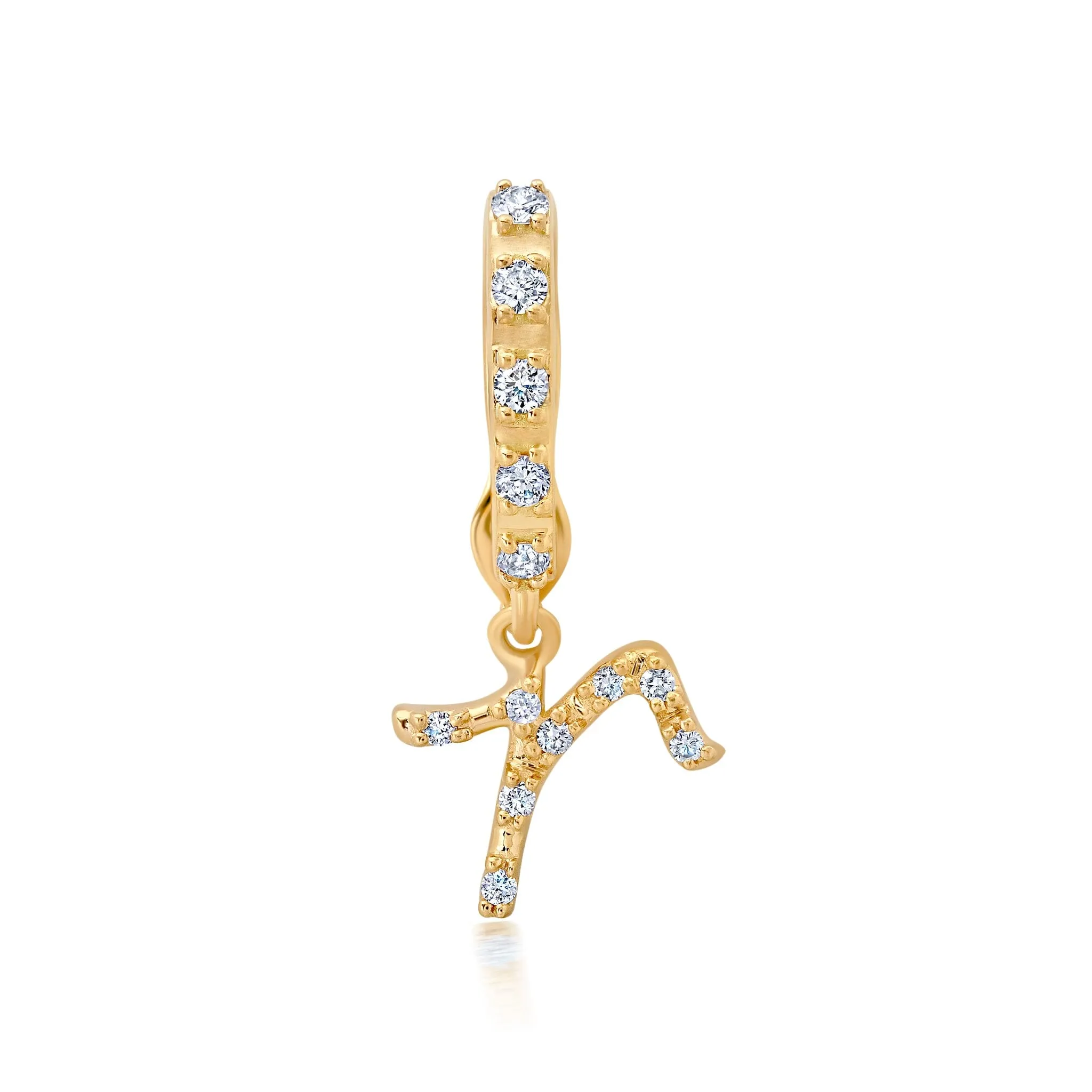 BaYou Diamond Pavé Initial Charms
