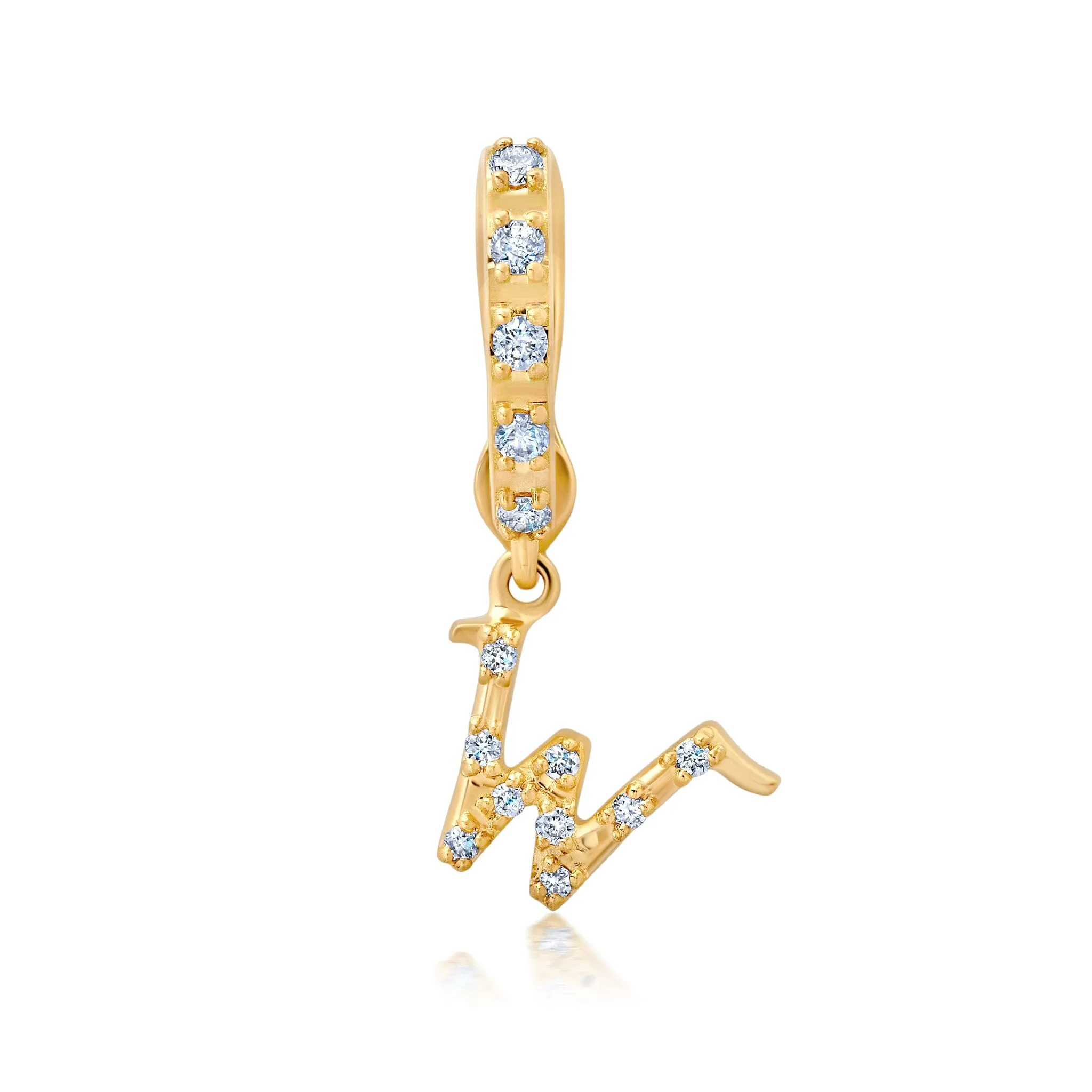 BaYou Diamond Pavé Initial Charms
