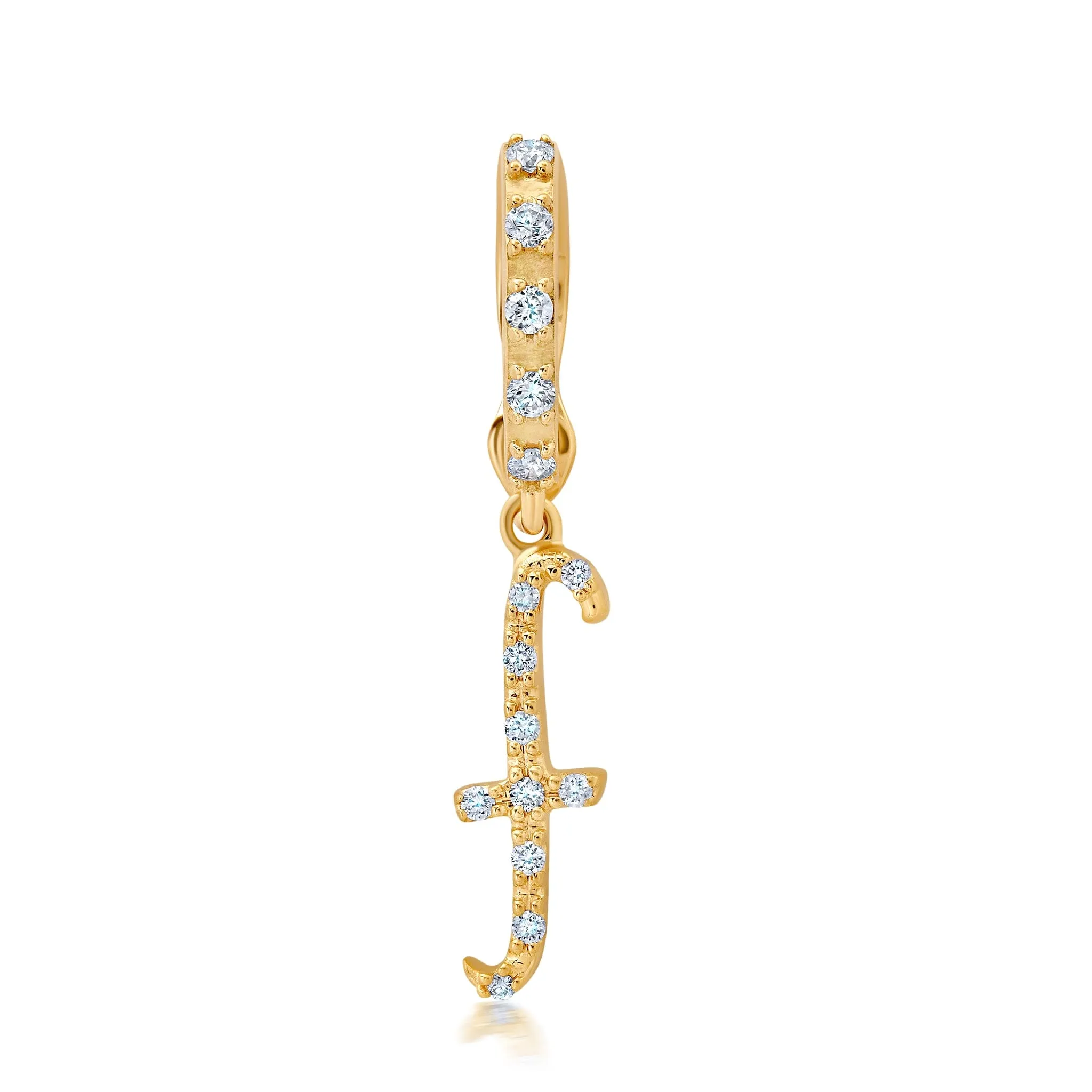 BaYou Diamond Pavé Initial Charms