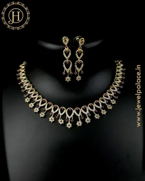 Beautiful Premium Quality AD Stone Necklace JH4924