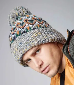 Beechfield Blizzard Bobble Beanie | Multicolor | One Size