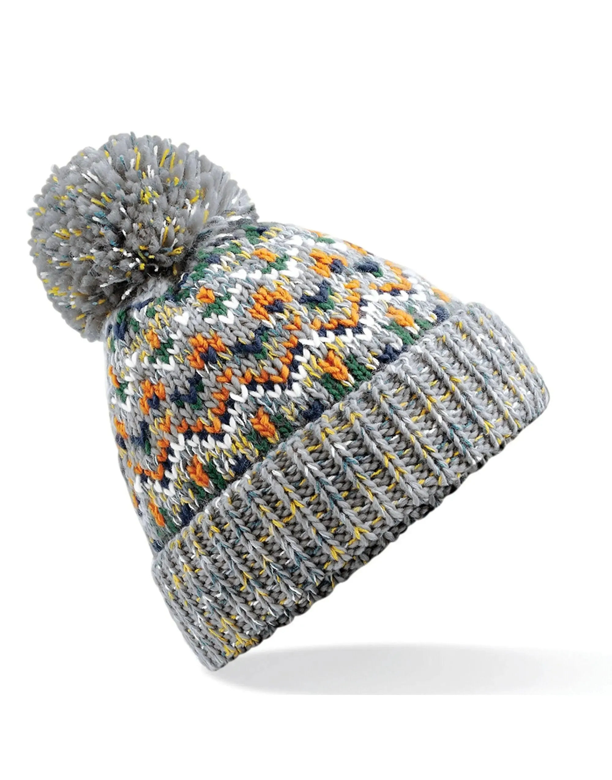 Beechfield Blizzard Bobble Beanie | Multicolor | One Size