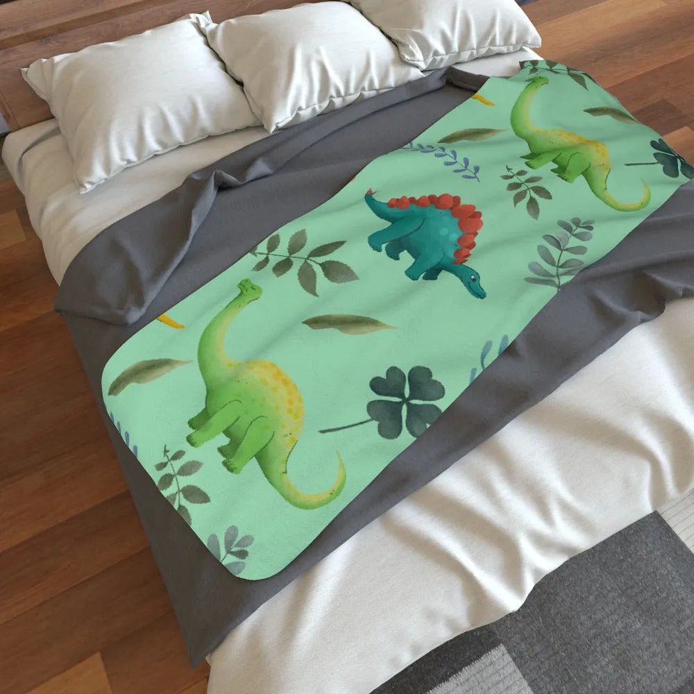 Blanket Scarf - Dino Light