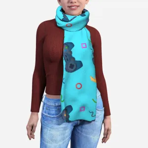 Blanket Scarf - Pale Blue Gaming