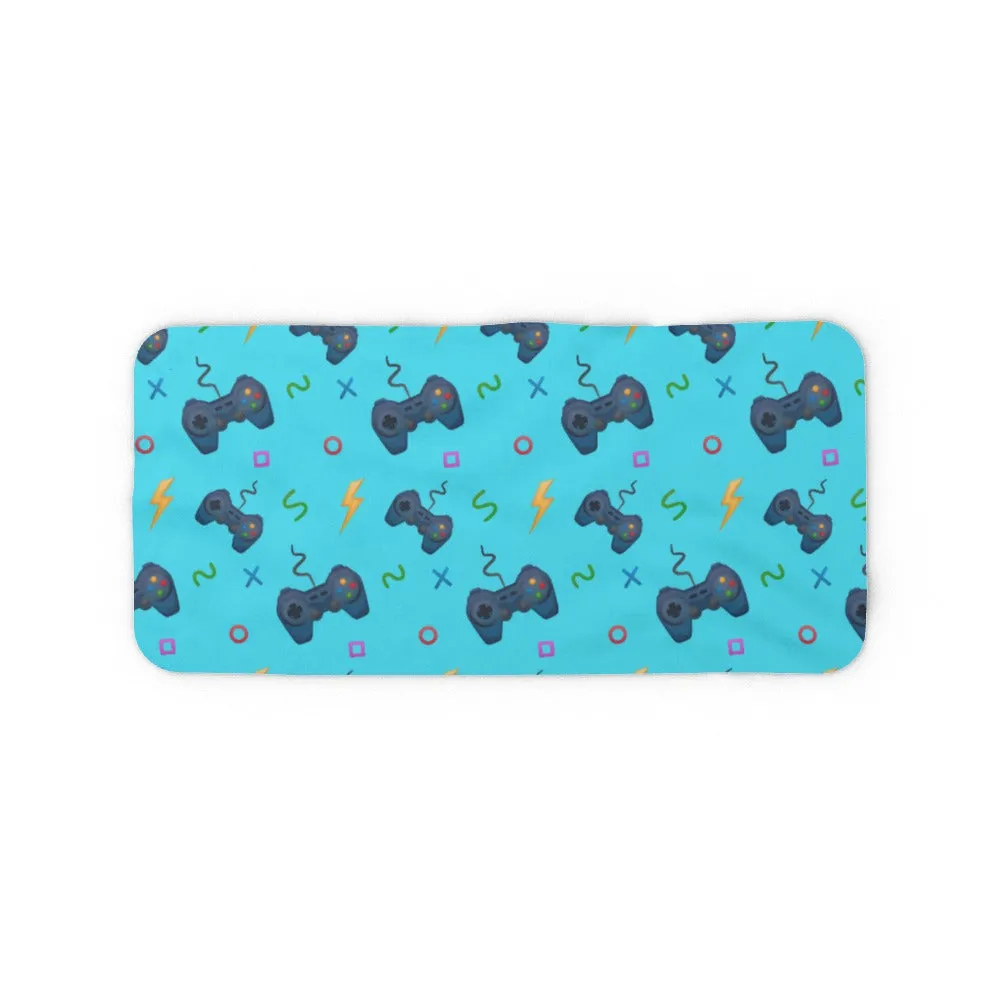 Blanket Scarf - Pale Blue Gaming