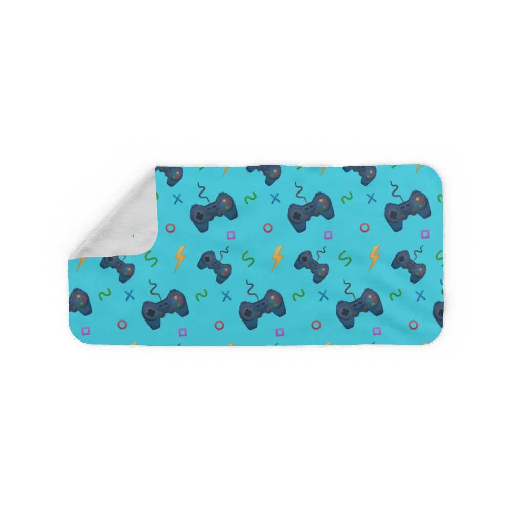 Blanket Scarf - Pale Blue Gaming