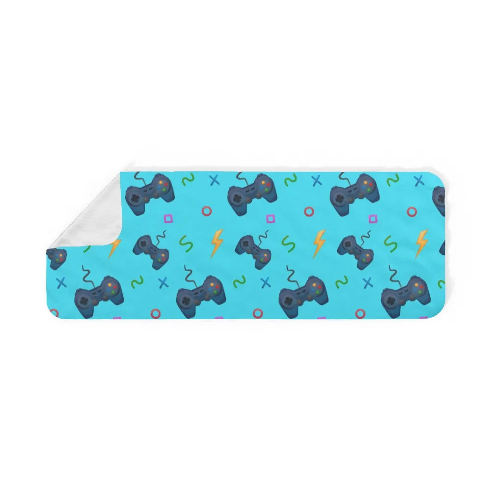 Blanket Scarf - Pale Blue Gaming