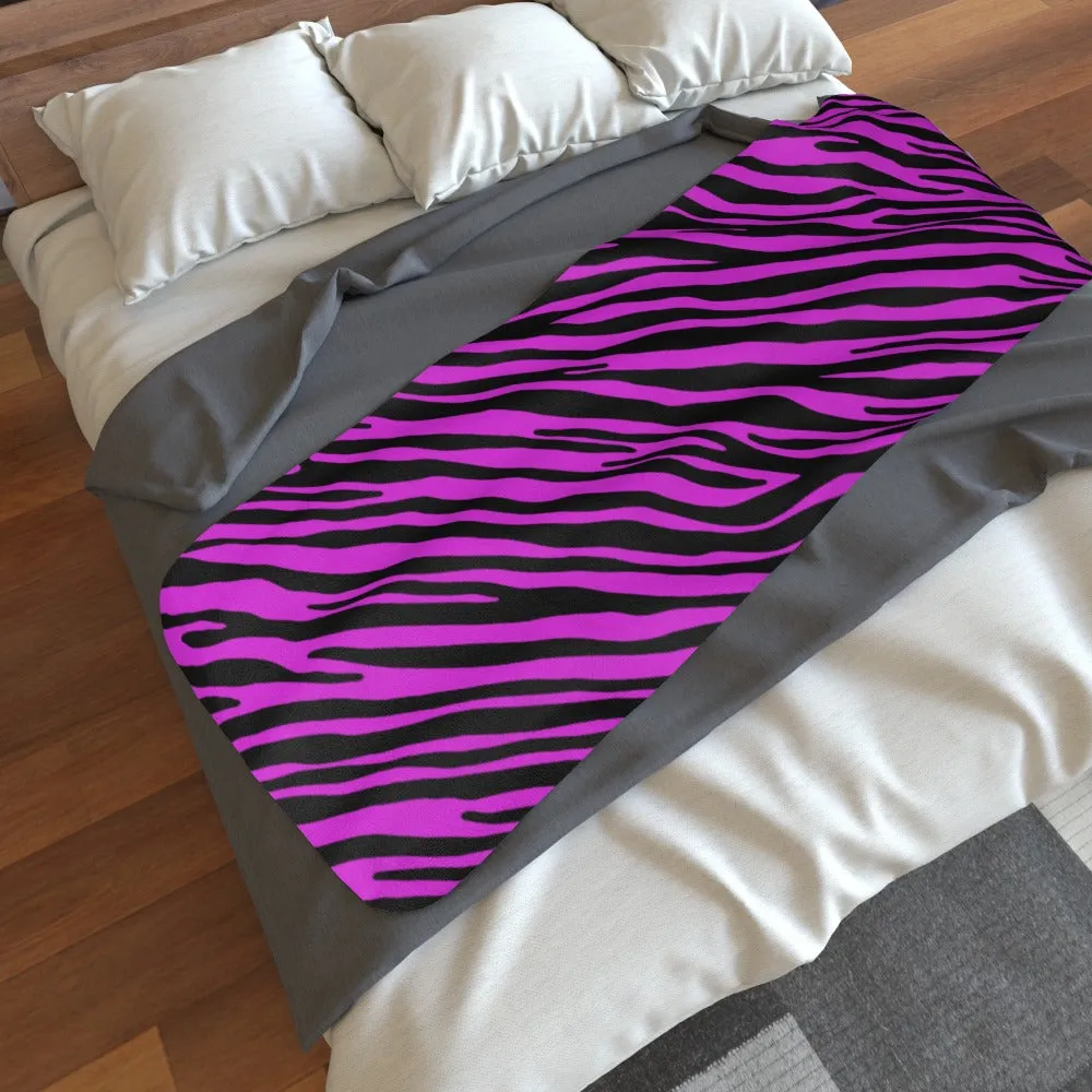 Blanket Scarf - Pink Zebra