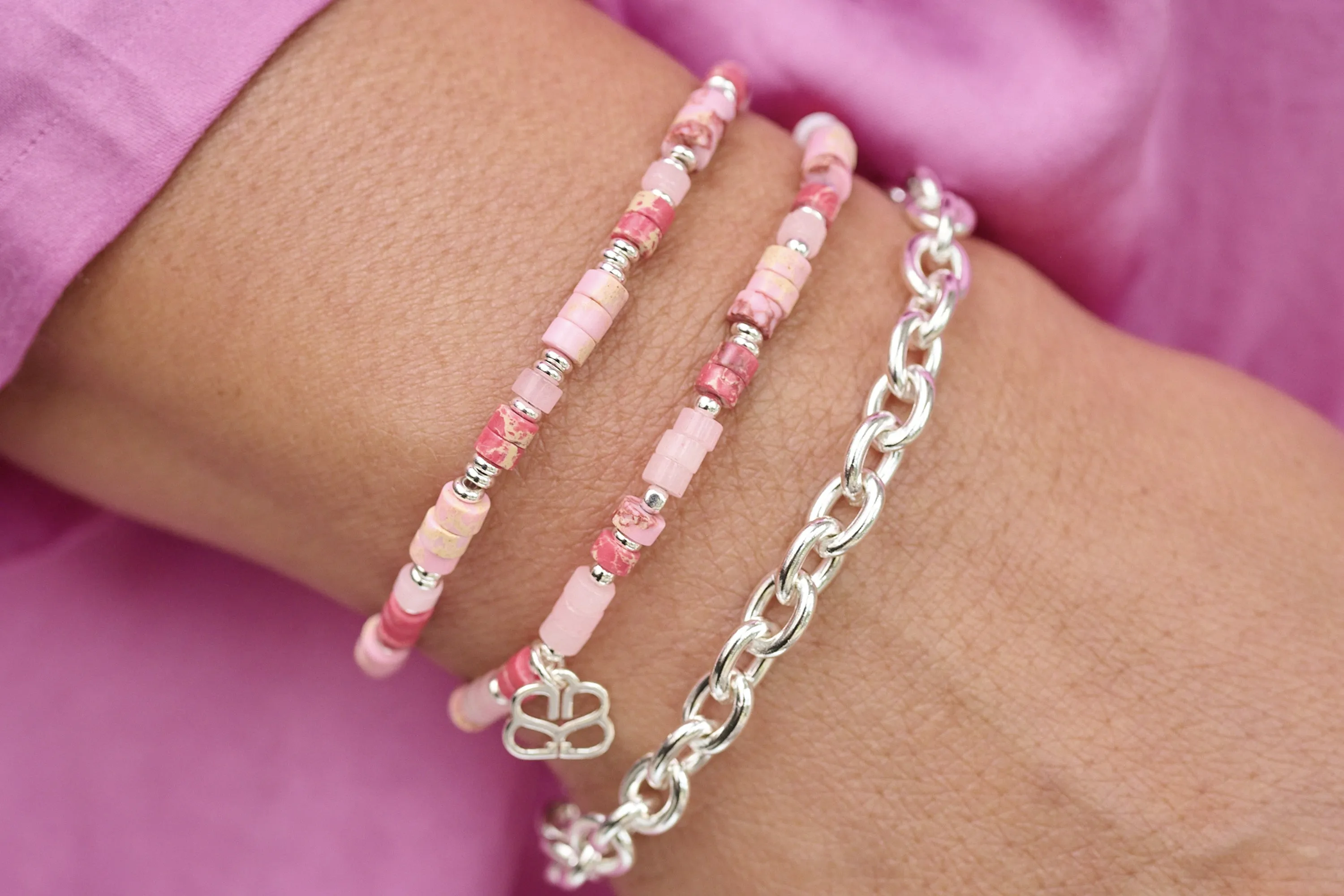 Bold Chunky Chain Bracelet in Silver