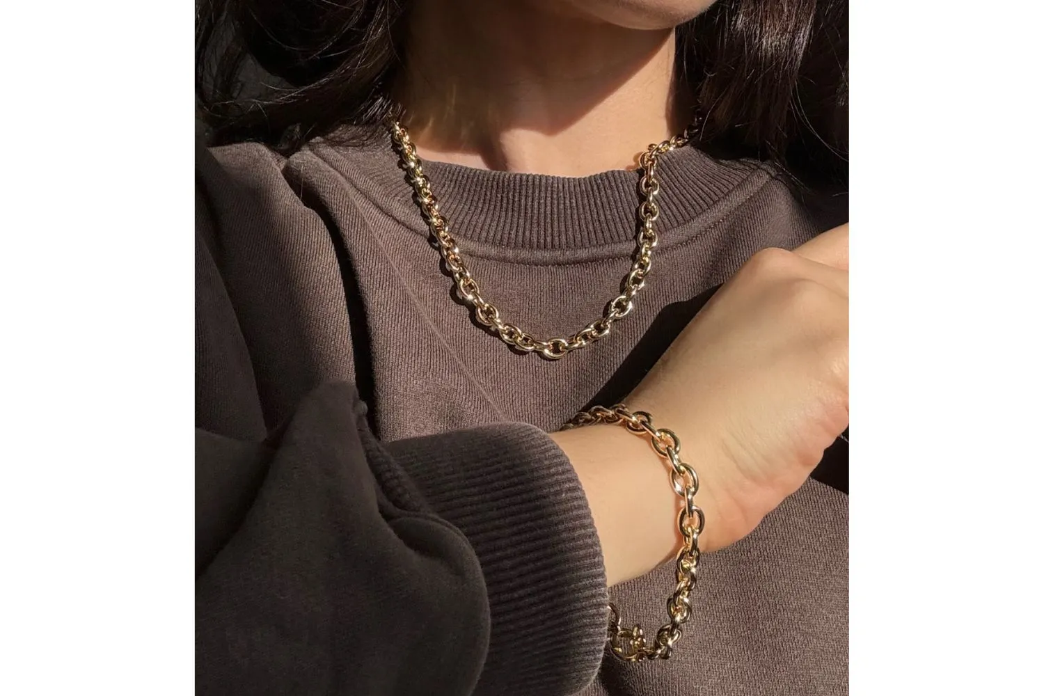 Bold Chunky Chain Bracelet