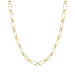 Bold Gold Connect Chunky Link Chain Necklace
