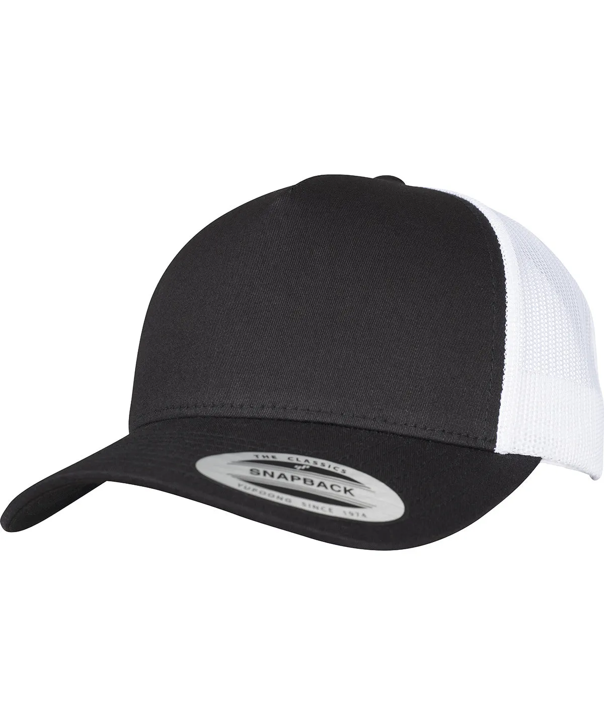 Brown/Khaki - 5-panel retro trucker 2-tone cap (6506T)