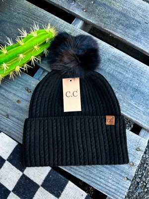 Cable Cuff CC Beanie
