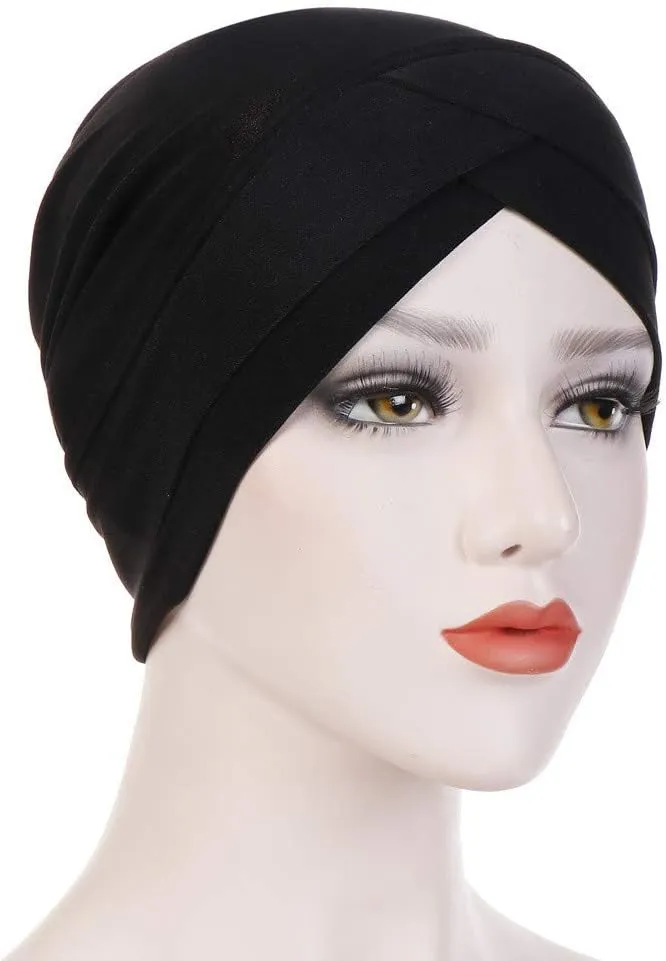 Cancer Chemo Hair Loss Headwrap Bamboo Summer Hat for Women Head Wraps Beanie Hat Scarf Turban for Ladies