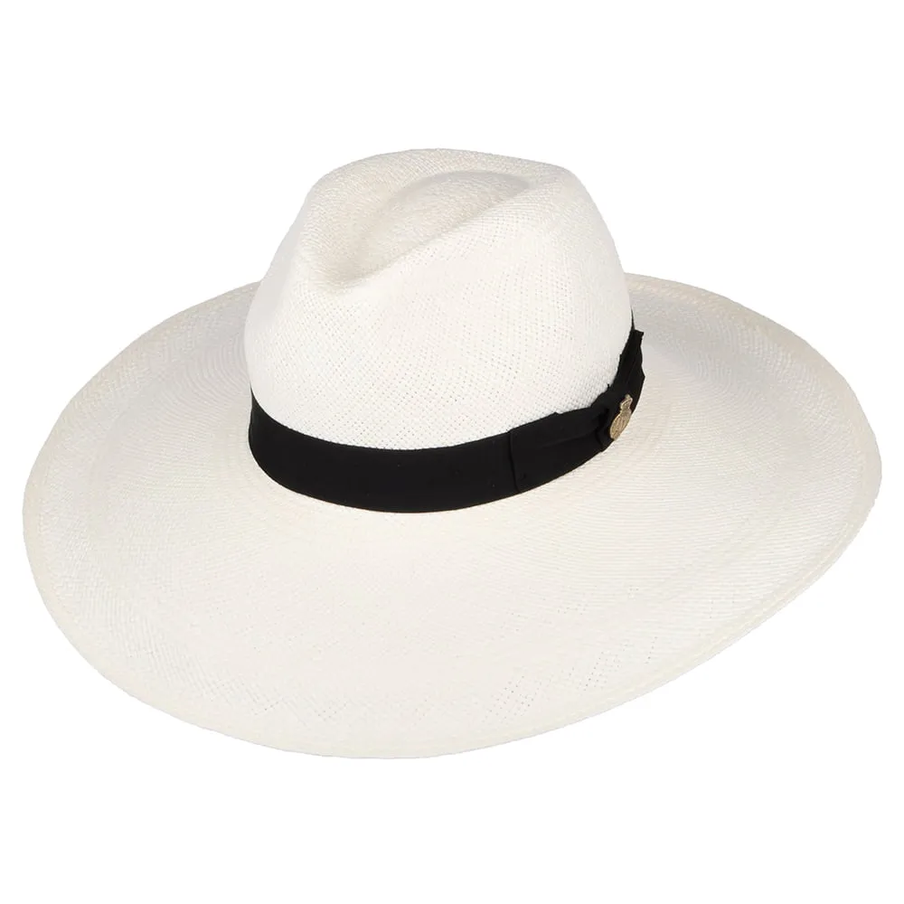 Christys Hats Jessica Wide Brim Panama Hat - Bleach