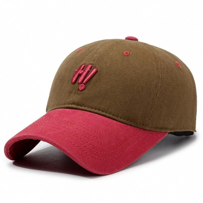 Color Matching Baseball Cap – Versatile & Casual Elegance