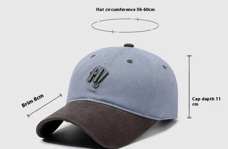 Color Matching Baseball Cap – Versatile & Casual Elegance