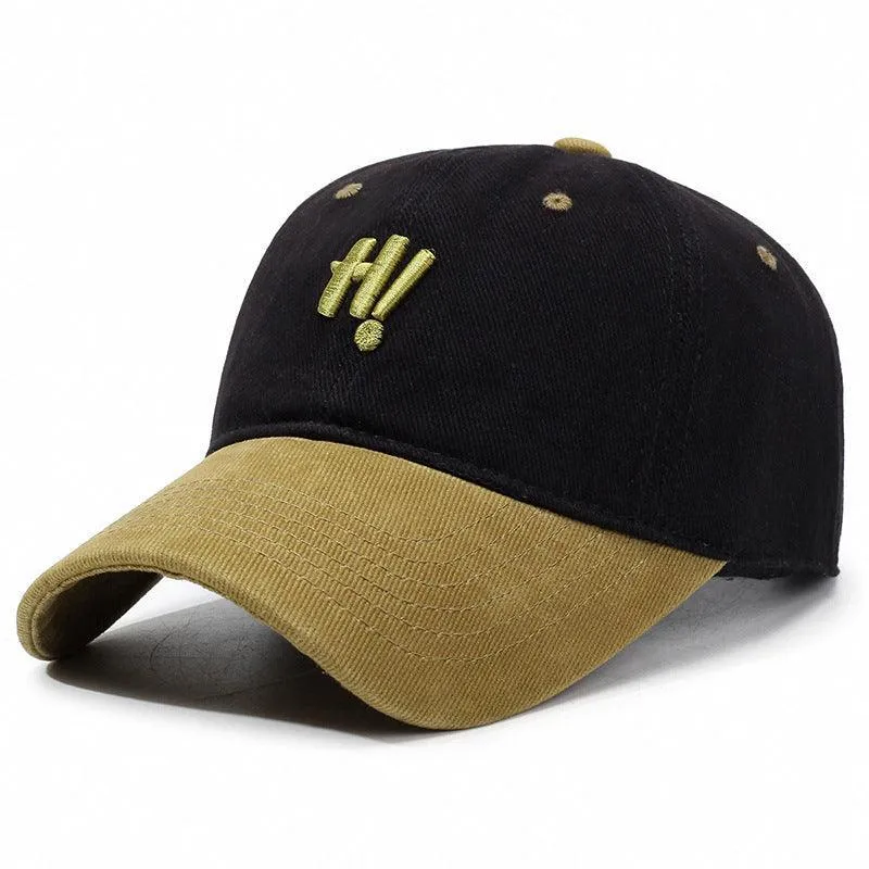 Color Matching Baseball Cap – Versatile & Casual Elegance