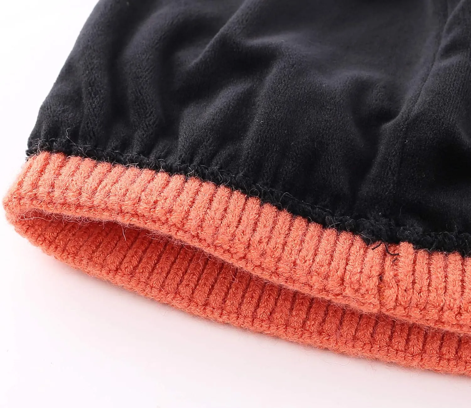 Connectyle Kids Beanie Hat Warm Winter Hats for Boys Girls Fleece Lined Knit Cap