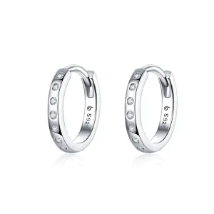 Cubic Zirconia Minimalist Earrings