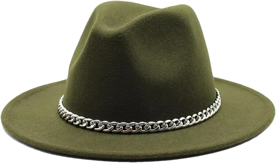 Dcvmvmn Women Winter Fedoras Hats Formal Wedding Jazz Hats Men Panama Church Hat