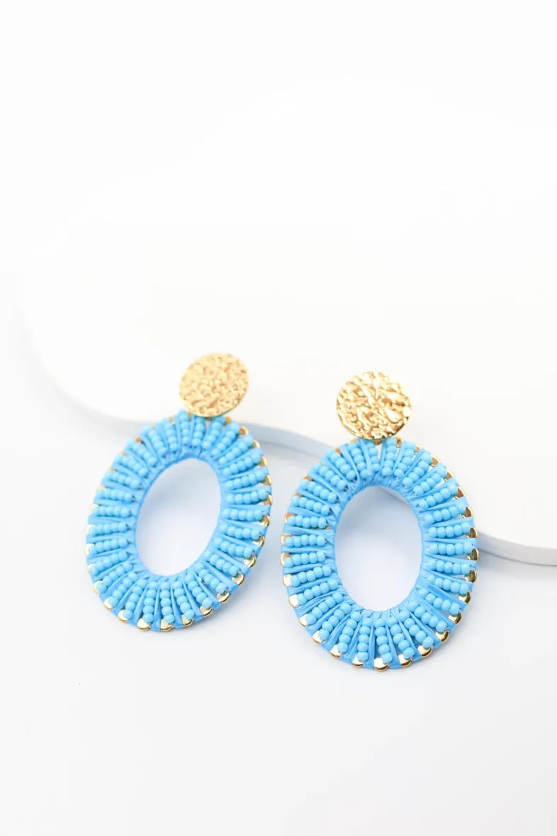 Delta Earrings Blue