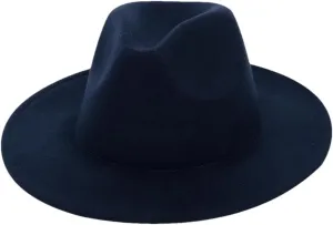 Dvbfufv Women Men's Fedora Hat Women Men's Winter Autumn Elegant Wide Brim Jazz Hat Women Men's Panama Church Hat