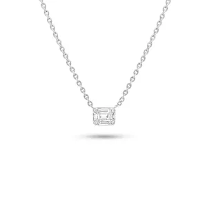Emerald Illusion Pendant Necklace