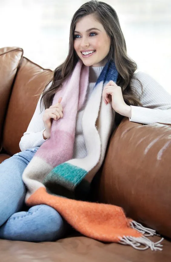Extra Thick Scarf in Sunrise