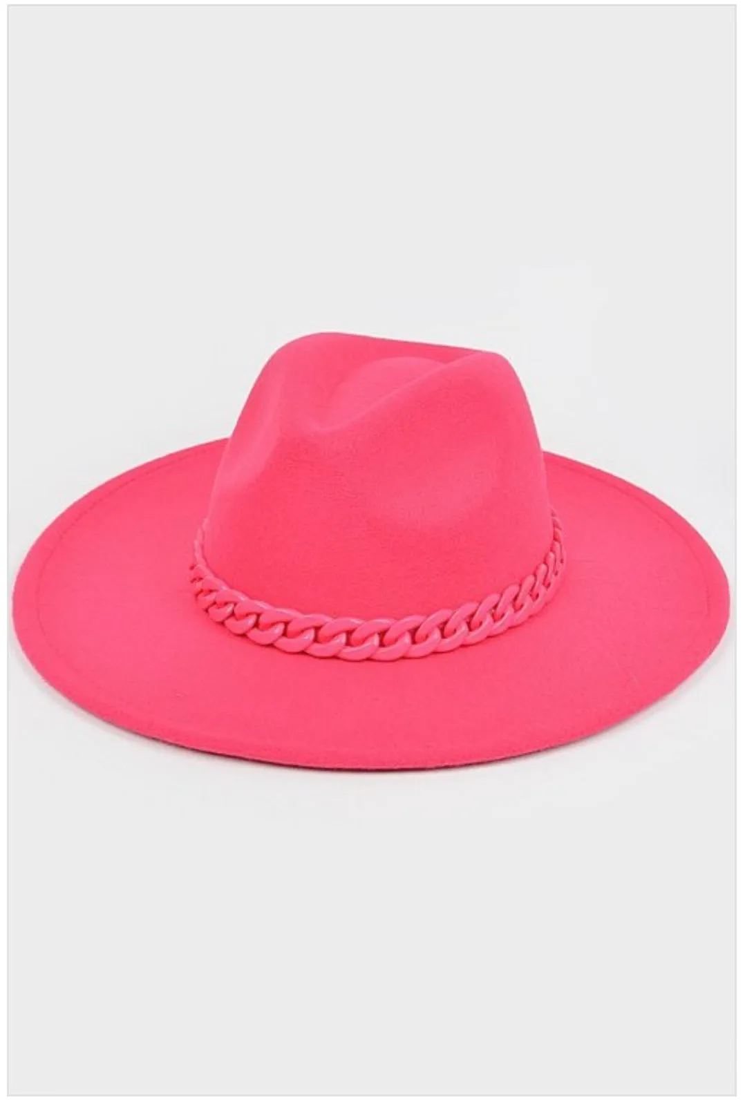 Faux Wool Wide Brim Fedora