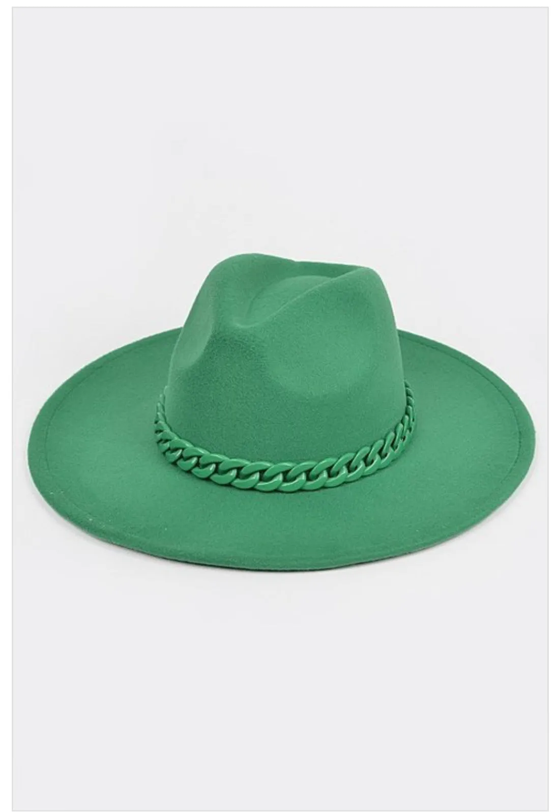 Faux Wool Wide Brim Fedora