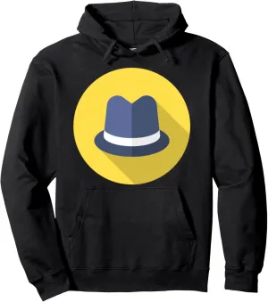 Fedora Hat Pullover Hoodie