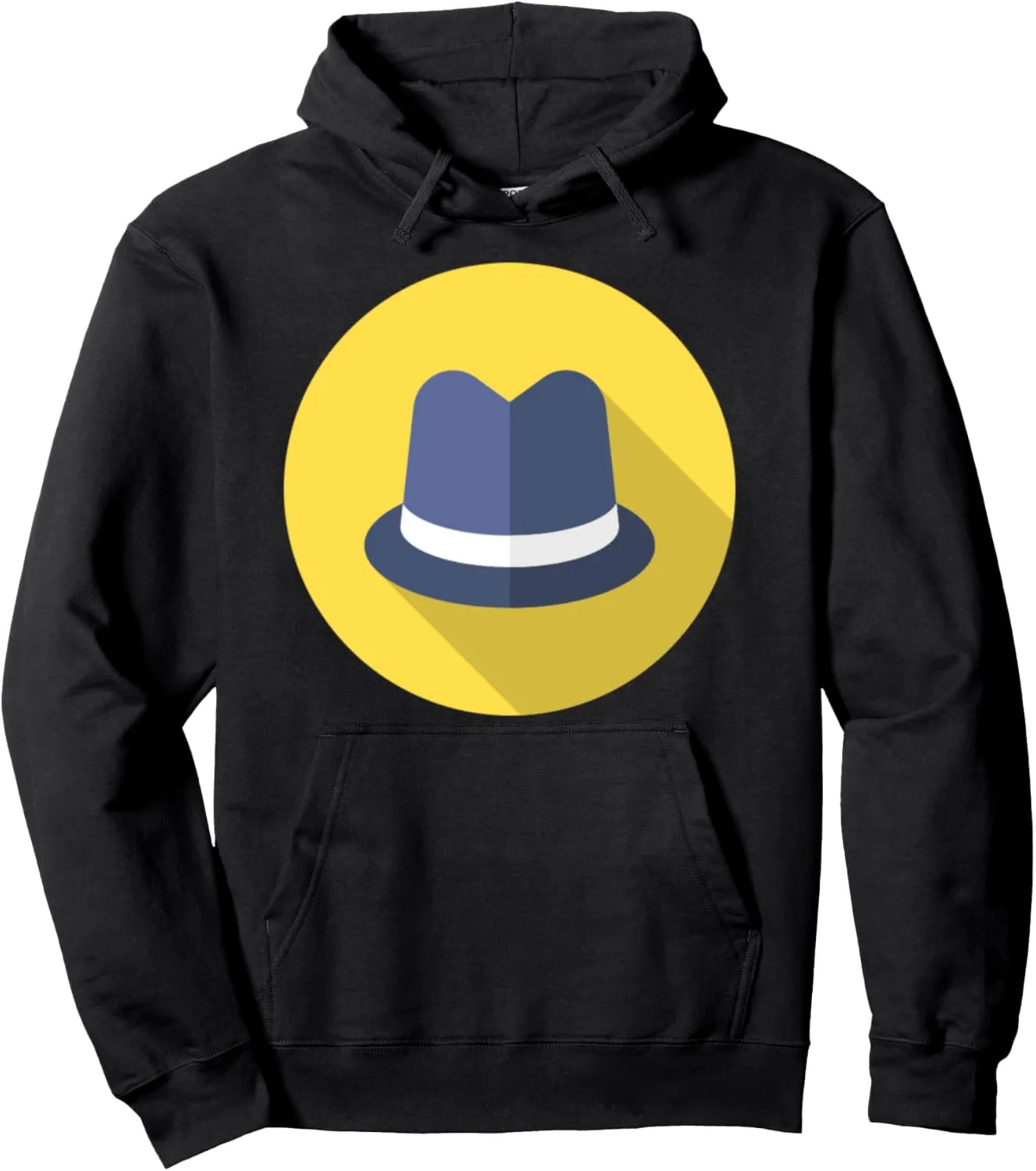 Fedora Hat Pullover Hoodie