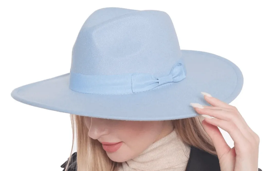 Fedora Wide Brim Felt