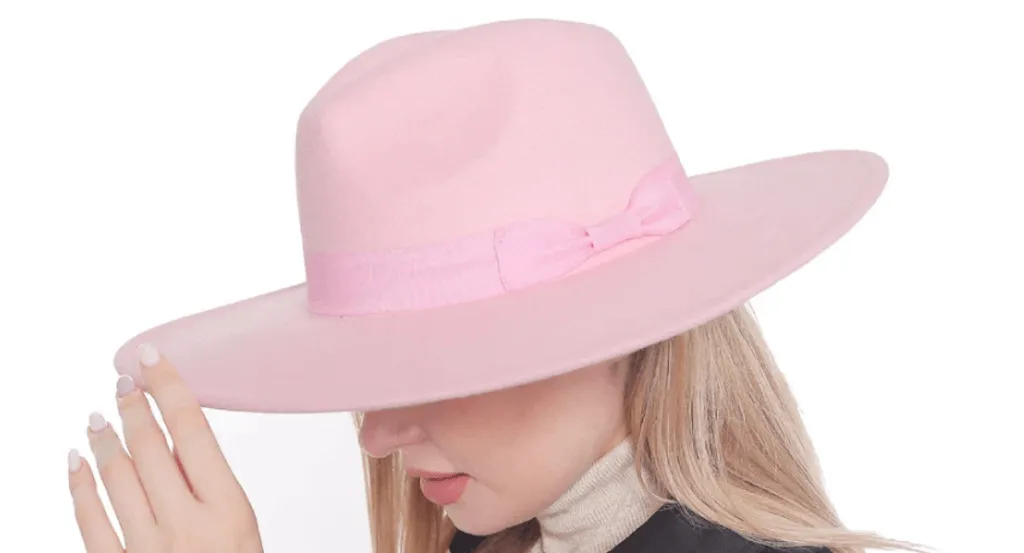 Fedora Wide Brim Felt