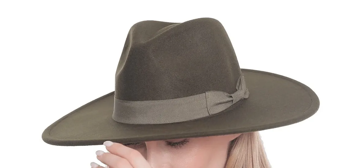 Fedora Wide Brim Felt