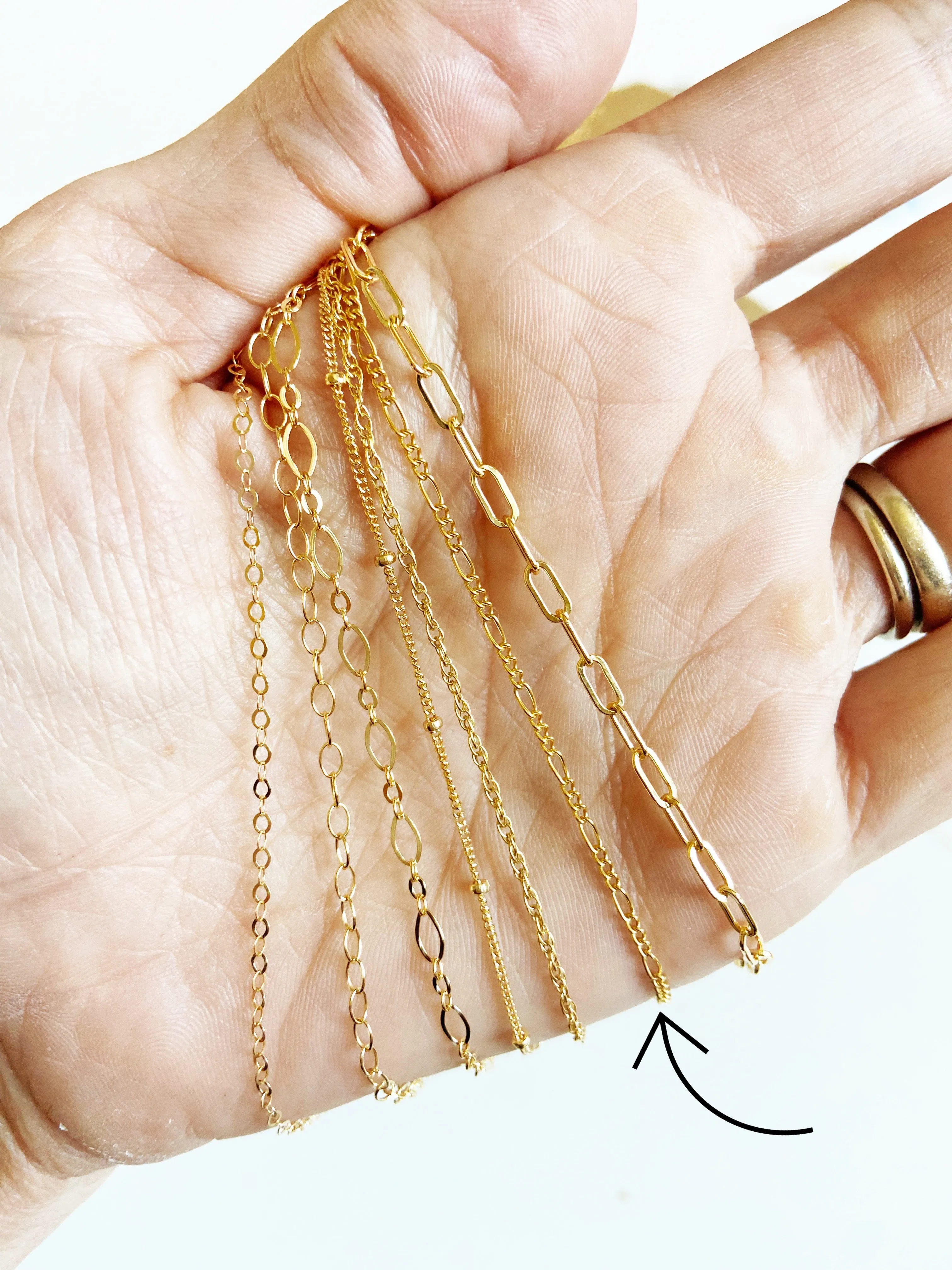 Figaro Chain (Sterling Silver or Gold Filled)